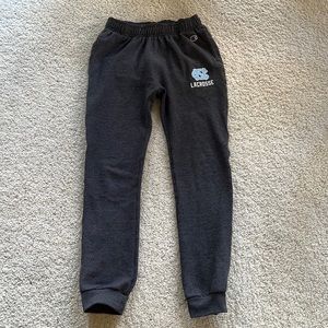 UNC lacrosse joggers sweatpants